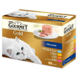 GOLD PACK MOUSSE 4 SABORES 12X85GR