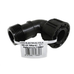 CODO ELECTROVALVULA H-M  1 PULGADA