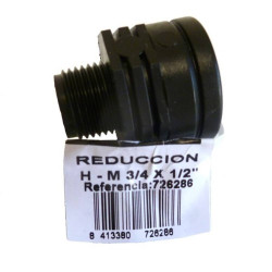 REDUCCION H-M 3/4 - 1/2 PULGADA