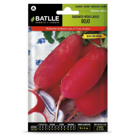 SEMILLAS RABANITO DATIL ROJO