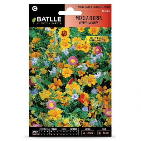 SEMILLAS CESPED JAPONES MEZCLA DE FLORES
