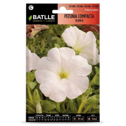 SEMILLAS PETUNIA COMPACTA BLANCA
