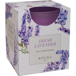 VELA VASO LAVANDA