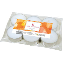 VELAS TEALIGHT MAXI 6 UDS