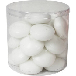 VELA FLOTANTE BLANCO 25 UDS