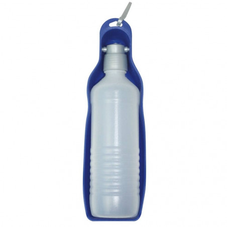 BEBEDERO MASCOTA PORTATIL 500ML CON CLIP