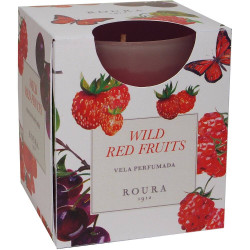 VELA VASO FRUTOS ROJOS 
