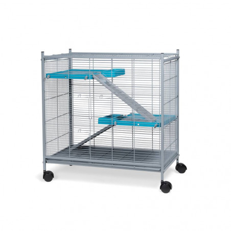 JAULA VOLTREGA 494 PARA ROEDOR PEQUEÑO  GRIS