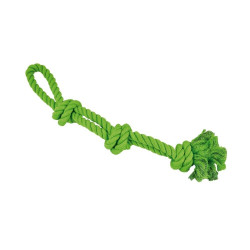 JUGUETE PERRO CUERDA CON 3 NUDOS  (60CM - 630GR)