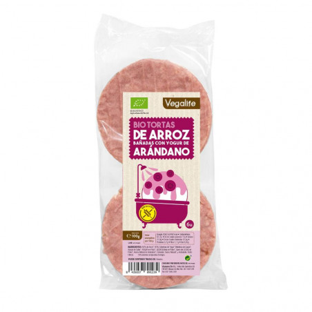 TORTITAS ARROZ YOGURT ARANDANO BIO 100GR