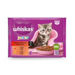 WHISKAS 4 PACK JUNIOR SELECCION CLASICA 4X85GR