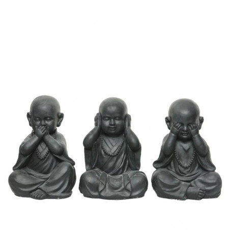 FIGURA MONJE VER/OIR/CALLAR 