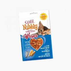 SNACK NIBBLY WRAPS POLLO Y PESCADO 30GR