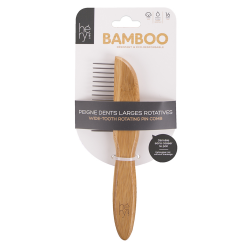 PEINE BAMBU PUAS ANCHAS ROTATIVAS