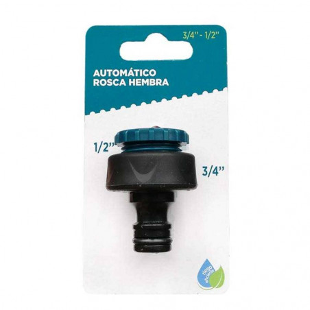 CONECTOR GRIFO HEMBRA 1/2" Y 3/4" VERDECORA