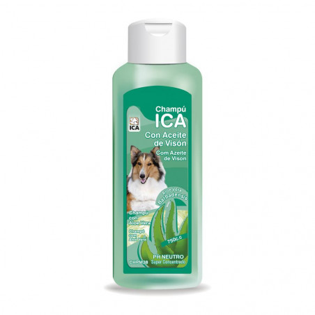 CHAMPU ICA PARA PERROS ACEITE VISON 750ML