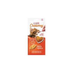 CATIT CREAMY POLLO/CORDERO 4X10GR