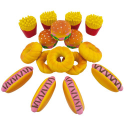 FAST FOOD JUGUETE CAUCHO