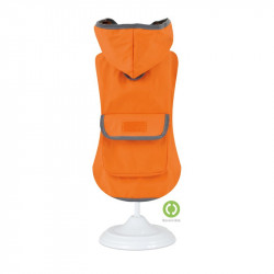 IMPERMEABLE REVERSIBLE CAMUFLAJE-NARANJA PARA PERROS