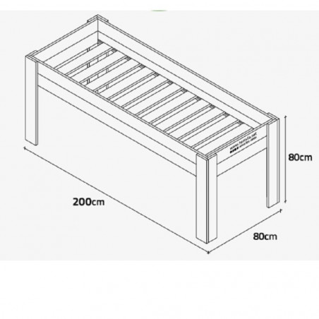 MESA HUERTO GARDENBRICO