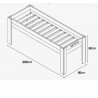 MESA HUERTO GARDENBRICO