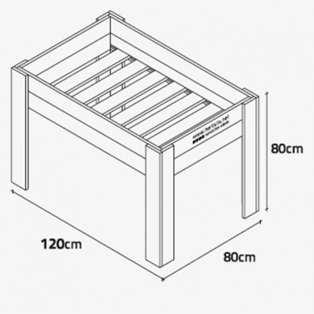 MESA HUERTO GARDENBRICO