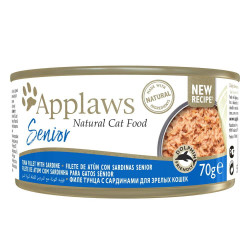 APPLAWS ATÚN Y SARDINA GATO SENIOR 70GR LATA