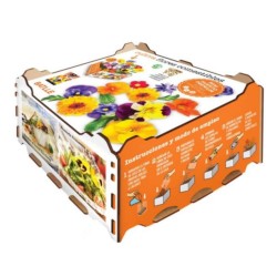 KIT DE SIEMBRA FLORES COMESTIBLES