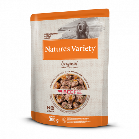 NV DOG PATÉ MEDIUM TERNERA 300GR