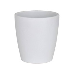 MACETERO THALIA ORQUÍDEA 14CM BLANCO NIEVE