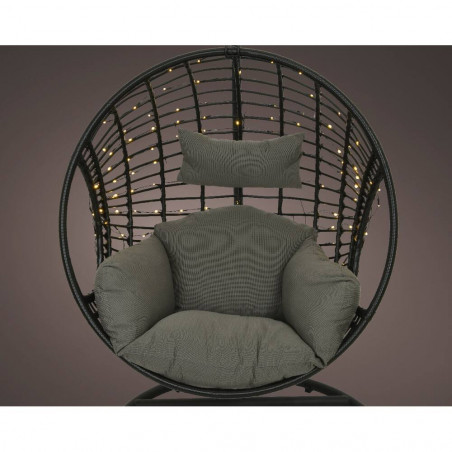 RED LED SOLAR PARA SILLÓN 160X95CM B.CÁLIDO 136L