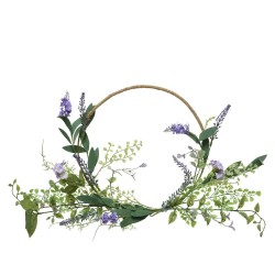 ARO FLORES ARTIFICIALES + LAVANDA 30CM