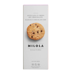 GALLETAS DE AVELLANA Y CHIPS CHOCO MILOLA 140GR