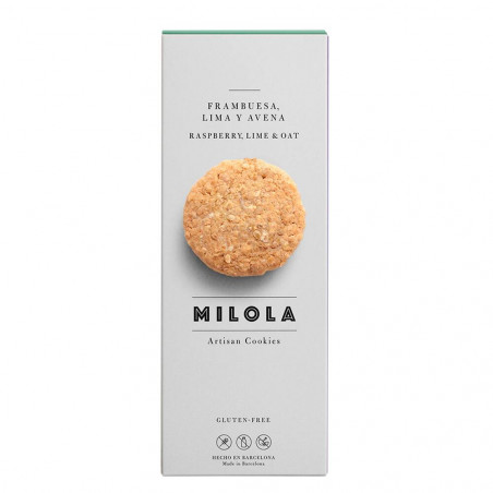 GALLETAS DE FRAMBUESA Y LIMA MILOLA 140GR