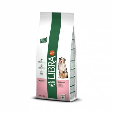 PIENSO PERRO LIBRA MEDIUM ADULTO SALMÓN 14KG