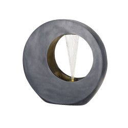 FUENTE REDONDA ANTRACITA LED