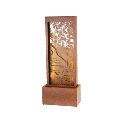 FUENTE ACERO GALVANIZADO 25X123X50CM.