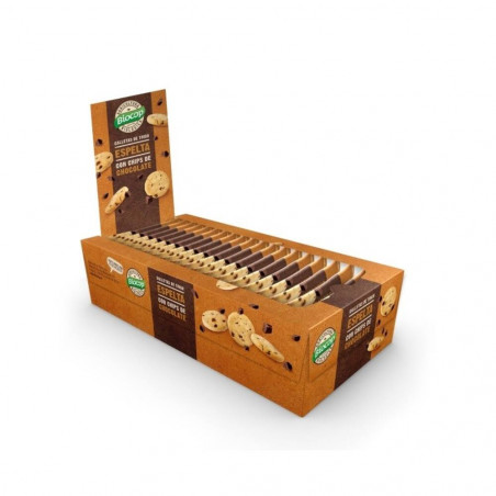 GALLETA DE TRIGO DE ESPELTA CON CHIPS DE CHOCOLATE 32GR