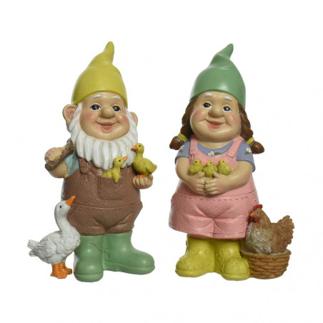 FIGURA GNOMO GRANJERO 22CM