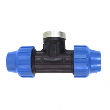 TE ROSCA HEMBRA 25MM 3/4 PULGADAS REFUERZO INOX.