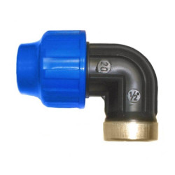 CODO HEMBRA 20MM X1/2 PULGADAS REFUERZO INOX.