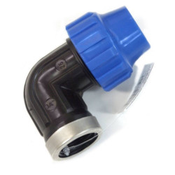 CODO HEMBRA 25MMX 3/4 PULGADAS REFUERZO INOX