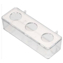 COMEDERO PÁJARO RECTANGULAR XL