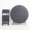SILLA BELU GRIS PLEGABLE