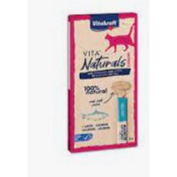 SNACK GATO VITANATURALS LIQUID SALMON 5X15G