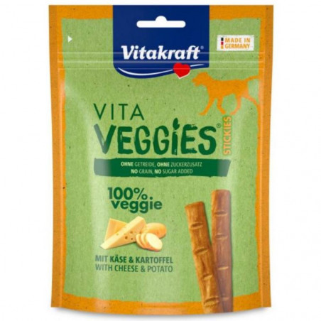 SNACK PERRO VITAVEGGIES STICK QUESO/PATATA 80G