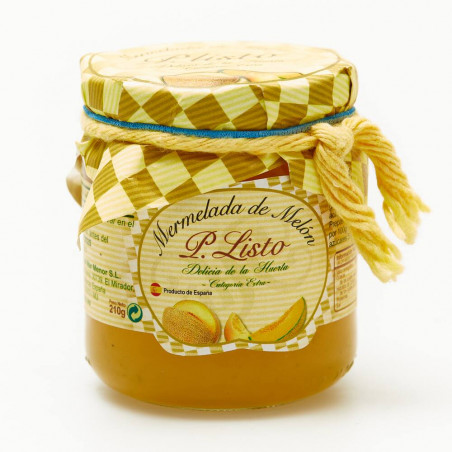 MERMELADA ARTESANAL DE MELÓN 210GR