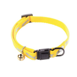 COLLAR GATO FLUO FISH 10-20/30 AMARILLO
