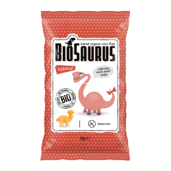 BIOSAURUS SNACK SABOR KETCHUP 50GR