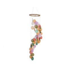 CAMPANA DE VIENTO NÁCAR COLORES